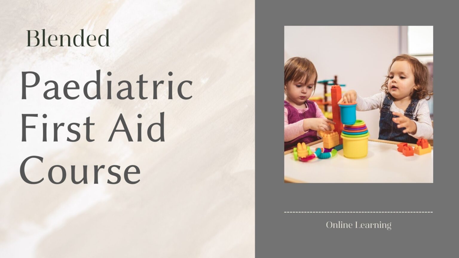 Blended Paediatric First Aid – eLearning – First Stop Safety Training