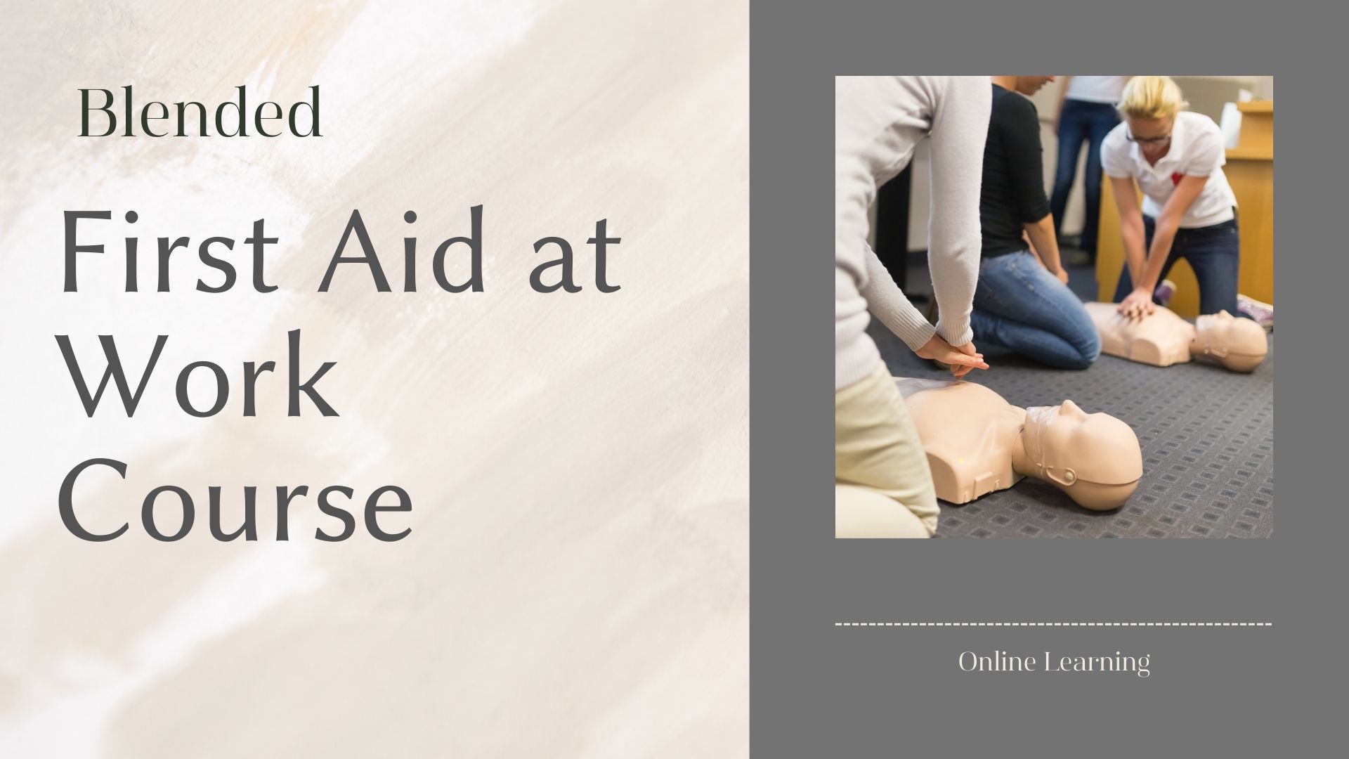 Blended First Aid at Work – eLearning – First Stop Safety Training